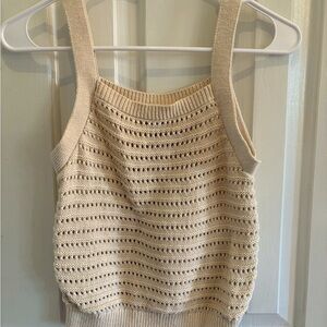 Universal Thread Cream Knit Tank